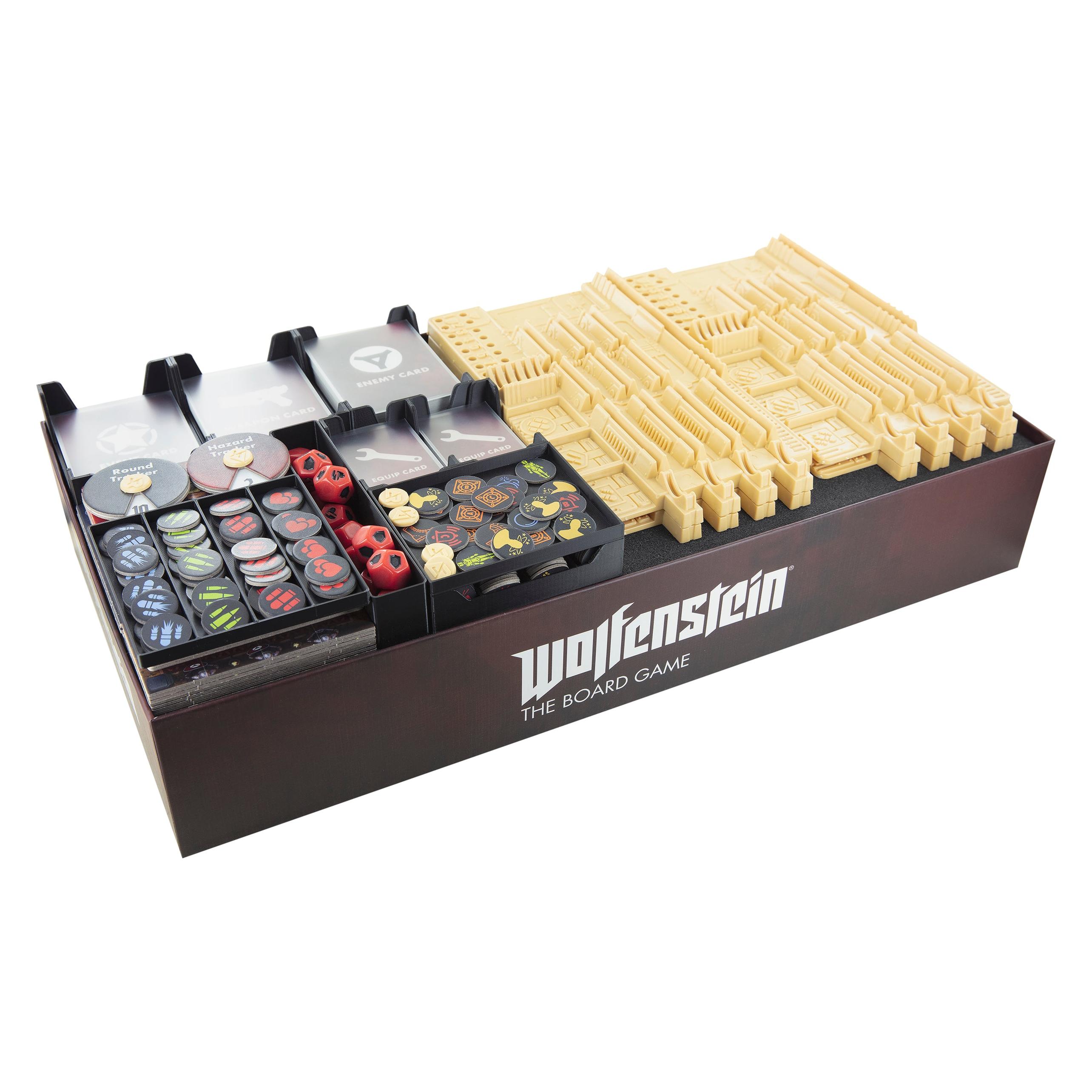 Feldherr ORG165 - Schaumstoff-Set + Organizer für Wolfenstein: The Board Game - Grundspielbox (Kunststoff, Schaumstoff) (ORG165)