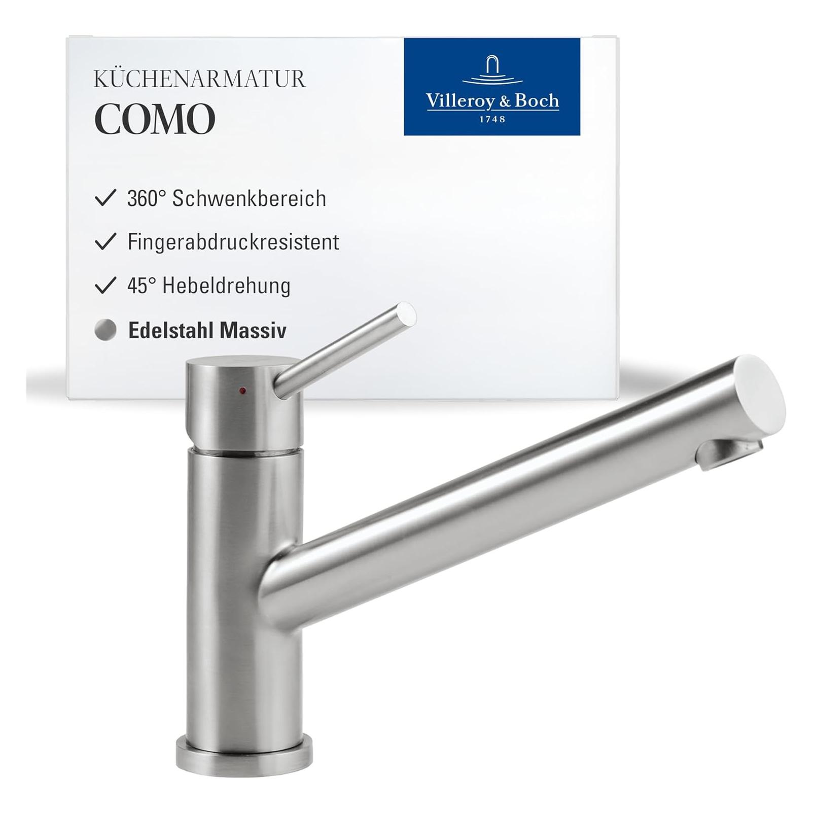Villeroy & Boch Como Küchenarmatur, aus Edelstahl (925100LC)