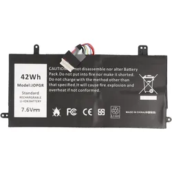 AccuCell Akku Dell Latitude 5290 (5500 mAh), Notebook Akku, Schwarz