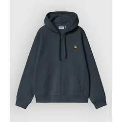 Carhartt WIP American Script Sweatjacke deep night Gr. L