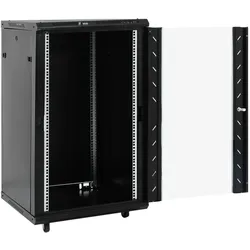 vidaXL Masenen (19 Zoll Rack), Serverschrank, Schwarz