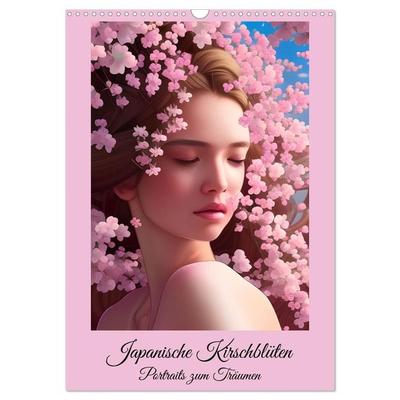Japanische Kirschblüten - Portraits zum Träumen (Wandkalender 2026 DIN A3 hoch), CALVENDO Monatskalender