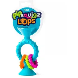Fat Brain Toys: Zahnen mit rasselnden Ringen - türkis