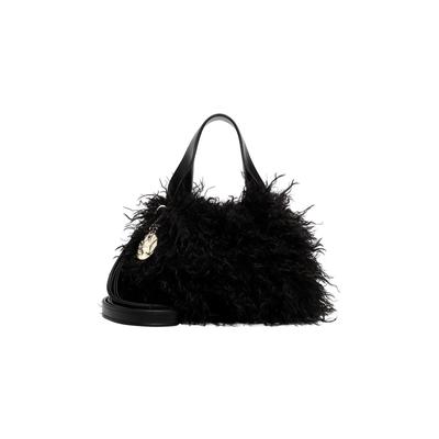 Beuteltasche EMILY & NOAH "Beutel E&N Lionne", Damen, Gr. B/H/T: 26cm x 17cm x 14cm 0, schwarz (schwarz 100), Polyester, Taschen Beuteltasche