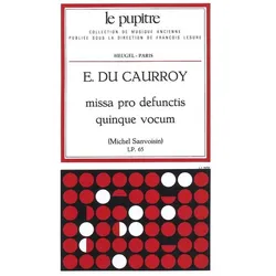 Missa pro defunctis 5 vocum pour 5 voix mixtes a cappella partition, Fachbücher von Eustache du Caurroy