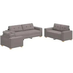 vidaXL, Sofa + Bettsofa, Dormeldorf (3-Sitzer)