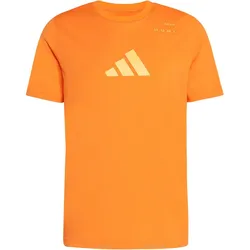adidas Category Graphic Tennisshirt Herren KB9450 - pure orange M