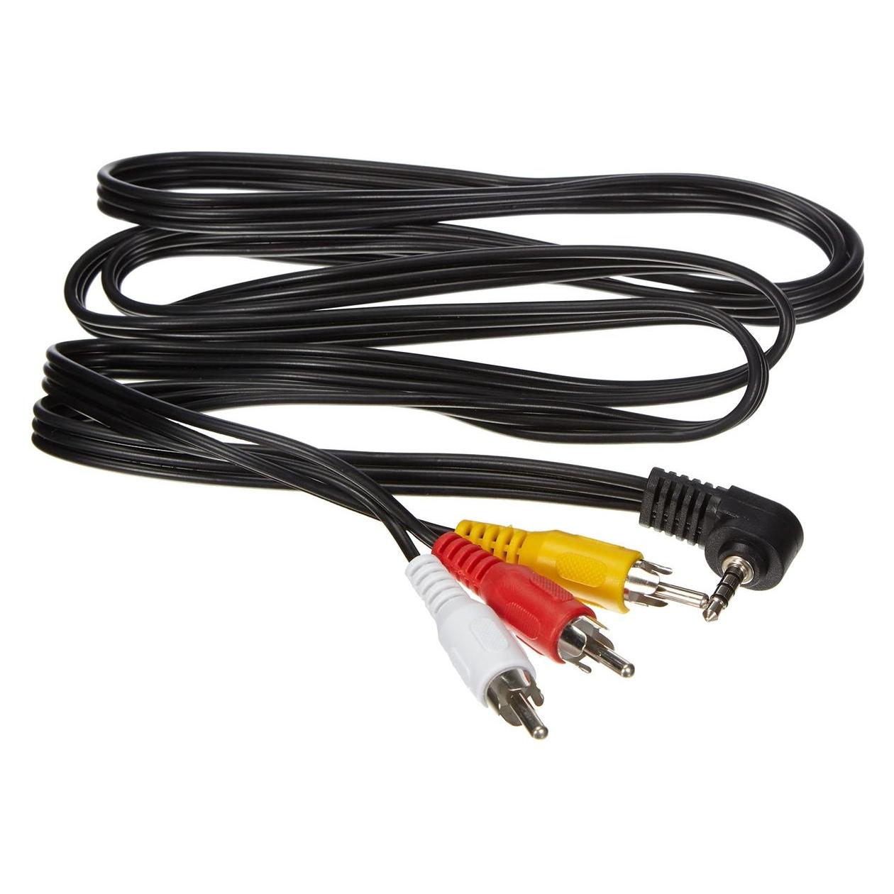 PremiumCord Kabel Audio/Video 3,5mm Klinke 4pin (1.50 m, AUX Kabel, Cinch Kabel) (kjack4cin)