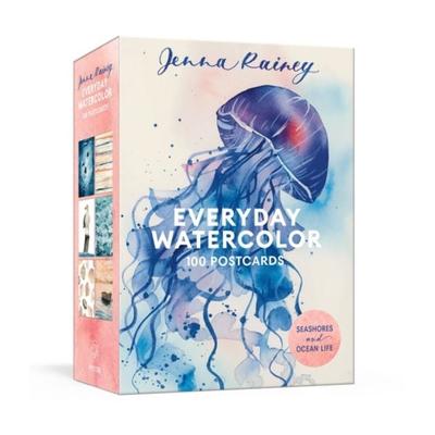 Everyday Watercolor 100 Postcards, Nonbook von Jenna Rainey, Clarkson Potter, 978-0-593-58052-3