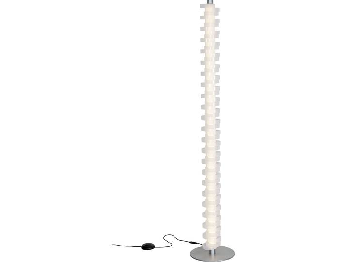 Stehlampe Flora silber Metall/Kunststoff 4100 lm Dimmbar H 140 cm - LED - Lichtfarbe: Extra warmweiss - LED Energiesparlampen