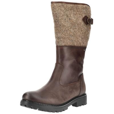 Stiefel JOSEF SEIBEL "Josef Seibel Stiefel Leder/Textil", Damen, Gr. 40, Lammfell, braun, Leder, Textil, Schuhe Stiefel
