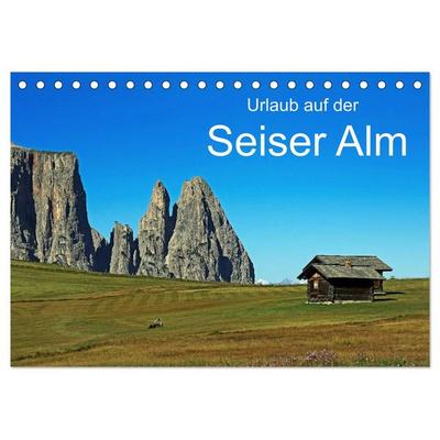 Urlaub auf der Seiser Alm (Tischkalender 2026 DIN A5 quer), CALVENDO Monatskalender