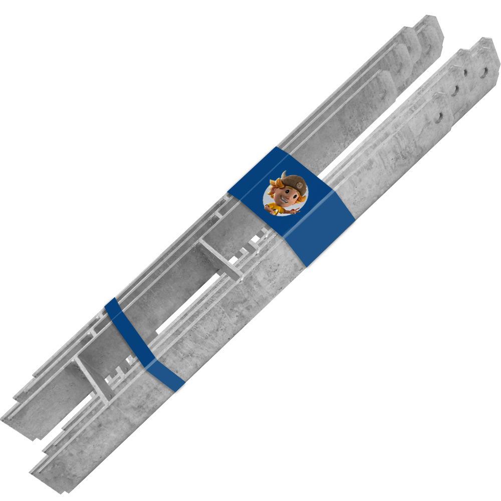 H-Anker 90x90 mm für Spielturm & Schaukel - Bodenanker Set für maximale Stabilität & Sicherheit - Feuerverzinkte Pfostenanker 60x6x10 cm - Wickey