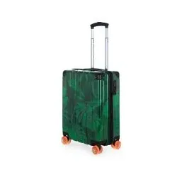 Q-Damm - Handgepäck Koffer Trolley Floral, 54 cm, 38 Liter