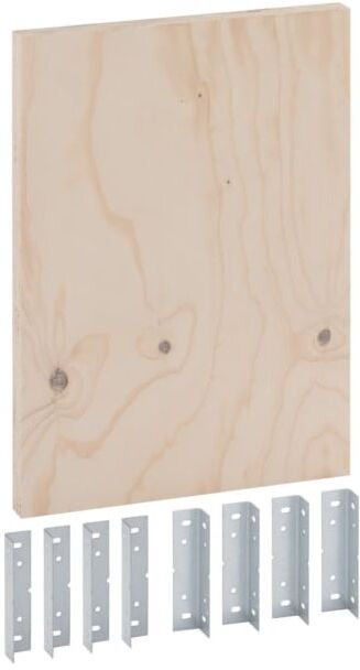 Geberit Duofix Montageplatte 111859001 50x35x2cm, aus Holz, für AP Armaturen, universell