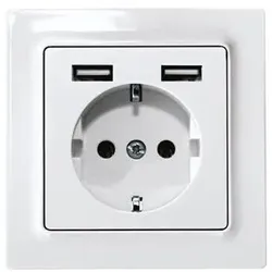 Eltako Deutsche Schutzkontakt DSS55E+2xUSBA-pm 30055892