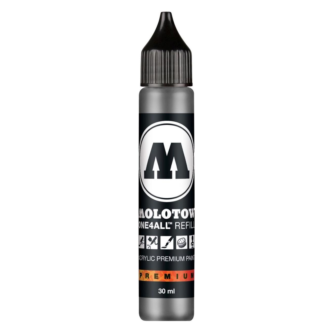 Molotow Nachfülltinte One4All für Permanentmarker 30ml cool grey pastell (Grau, 1 Stk.) (MO693203)