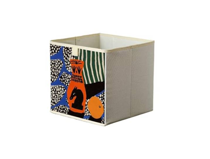 Kallax Boîtes de rangement rétro pliables en tissu Oxford pour rangement de jouets\, boîtes de rangement cubiques 33 x 33 x 33 cm\, paniers de rangement (Q\, 36 L : 33 x 33 x 33 cm)