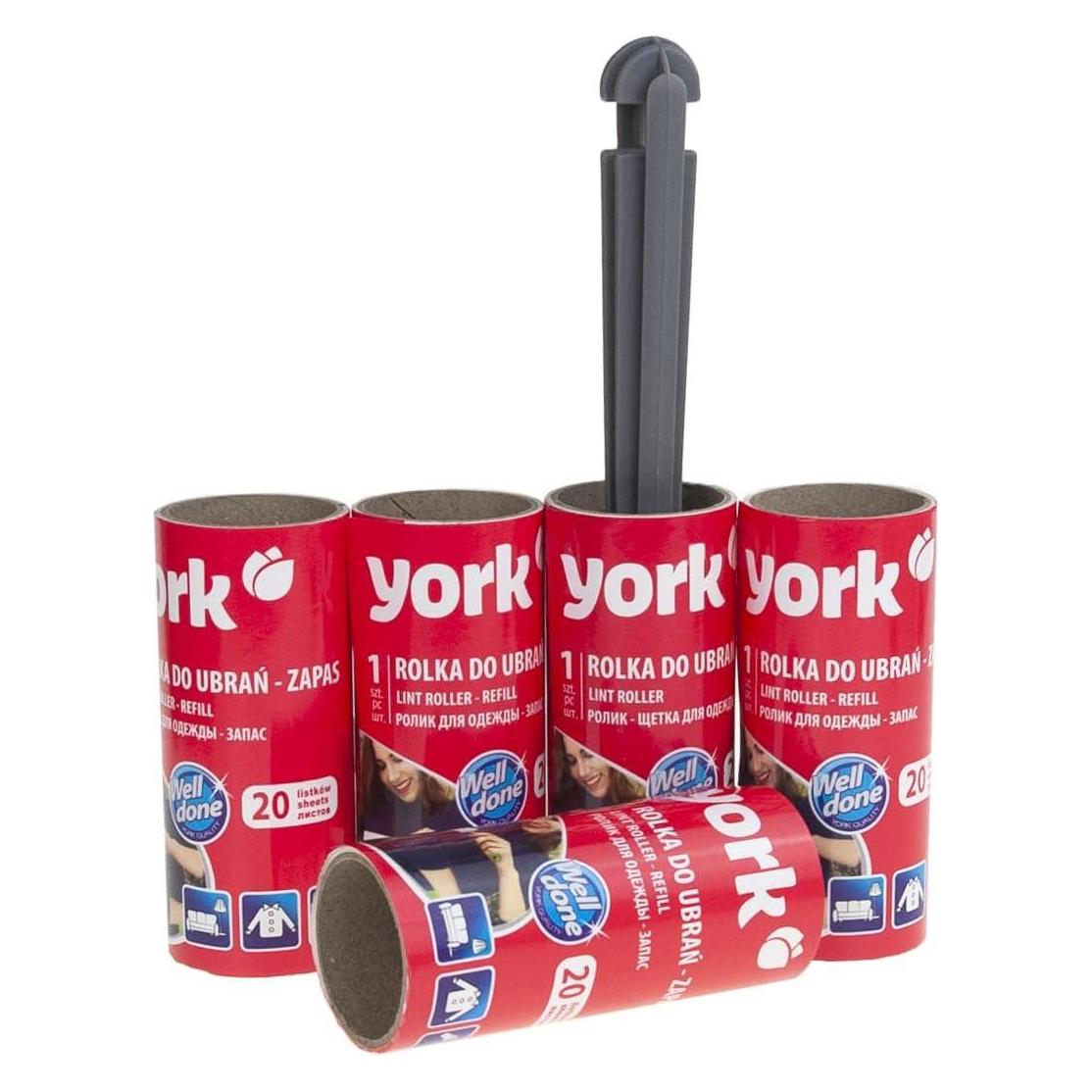 York eine Rolle zum Reinigen von Kleidung + 4 Einsätze (YORK)