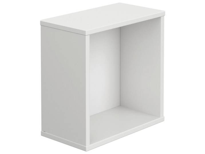 Paidi Wandregal, Weiss, Holzwerkstoff, 35x35x18.7 cm, Blauer Engel, Goldenes M, Beimöbel erhältlich, hängend, Wohnzimmer, Regal, Wandregal