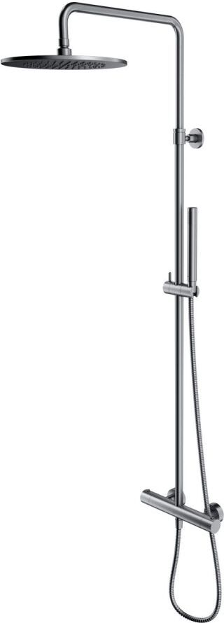 Omnires Y1244SUNI Y Aufputz-Thermostat-Duschsystem, Nickel