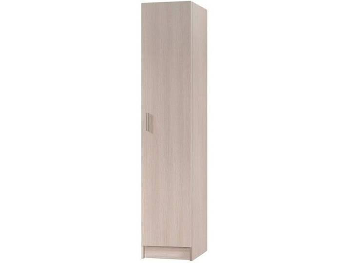 13Casa - Kawai 12 armoire 1 porte. Dim. 37 x 37 x 180 cm. Mélamine. Marronnier.