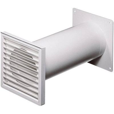 Wallair N37824 Rundrohr-Lüftungssystem 100 Kunststoff (Ø x L) 10cm x 48cm Weiß