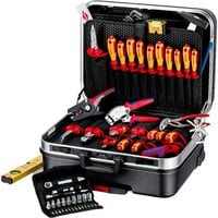 Werkzeugkoffer "BIG Basic Move" ElektroPlus, 68-teilig, Werkzeug-Set schwarz, mit Werkzeug-Sortiment für Elektriker