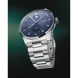 Oris Artelier Complication 39.50 mm Edelstahl Blau Herrenuhr 01 782 7811 4055-07 8 20 20