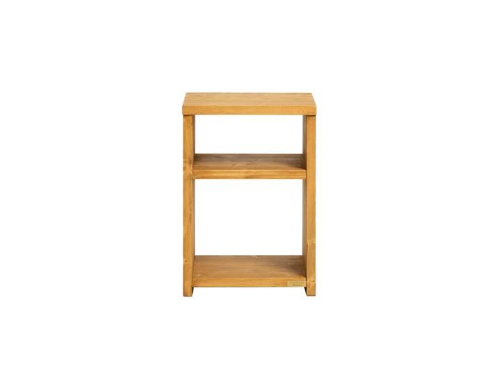 Table de chevet sapin marron clair