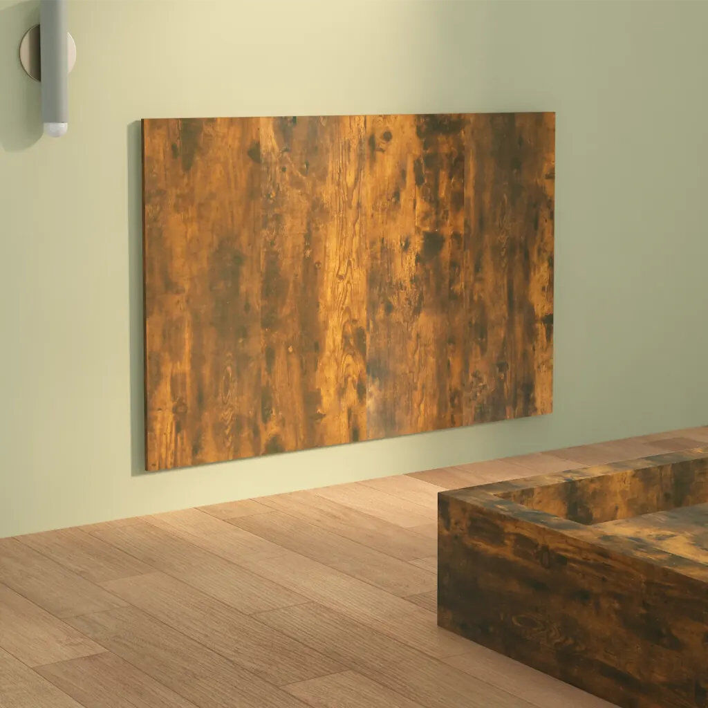 17 Stories Jamale Panel Headboard Smoked Small Double (4')