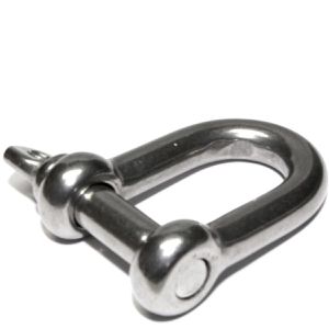 PRIOstahl Schäkel 238, 700kg, Ø 4mm, gerade Form, Edelstahl