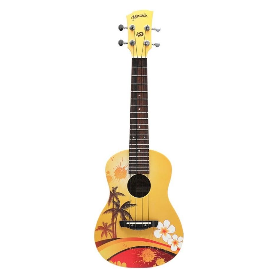 No Name Moana M-100 Palm Trees - ukulele koncertowe (Konzert) (MOAM100PALMTREES)