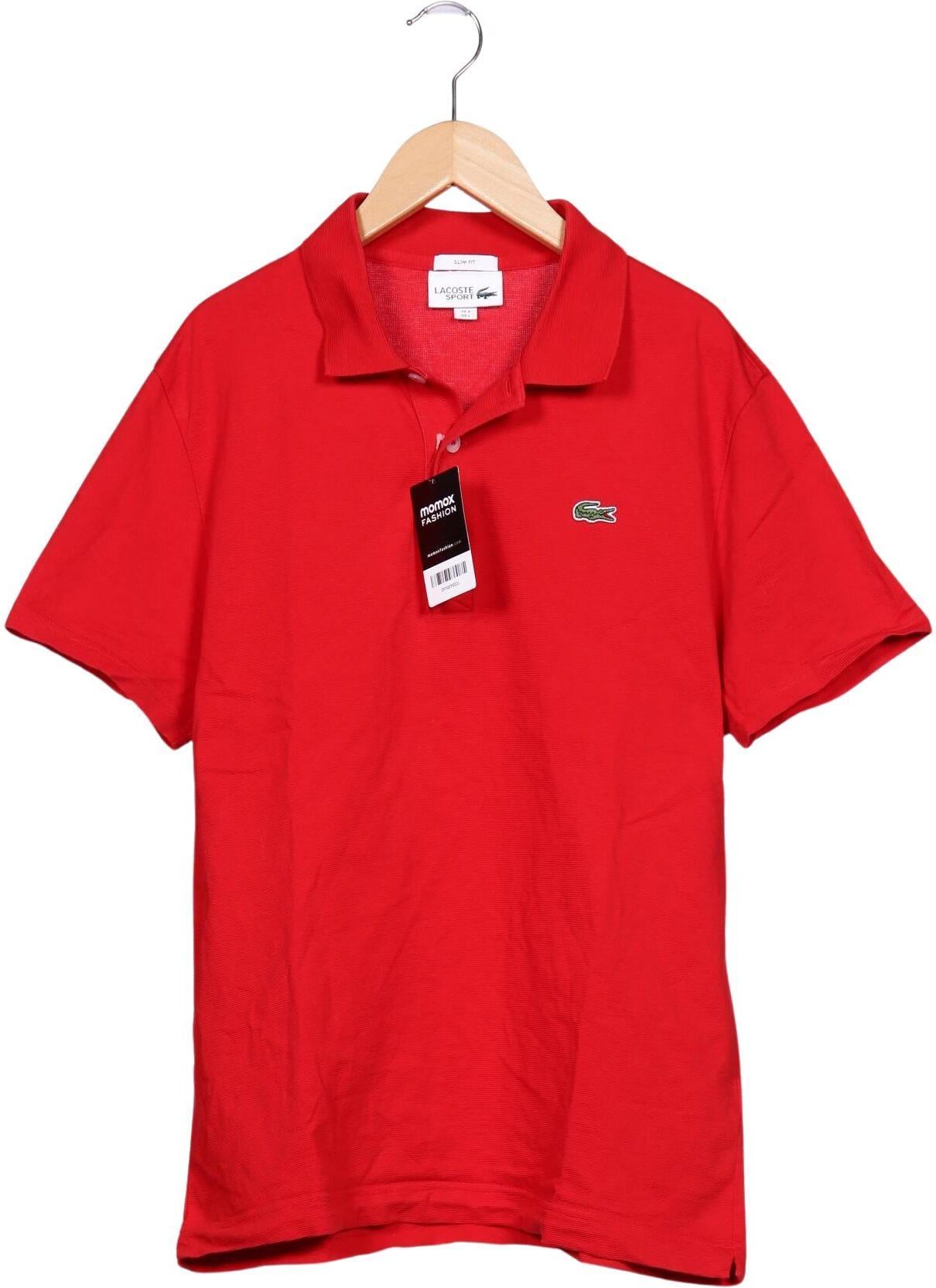 Lacoste Sport Herren Poloshirt, Rot, Gr. L (Lacoste 5), Baumwolle - Second Hand