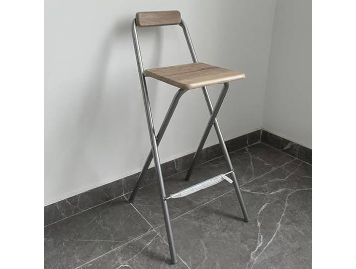 ZVfsdgSDFG Klapp-Trittleiter, Klapphocker mit Fußstütze, kein Aufbau erforderlich(Style C,75cm)