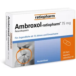 Ambroxol-ratiopharm 75 mg Hustenlöser Retardkapseln 20 St