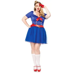 Leg Avenue Sexy Retro Matrosin (XL, XXL)