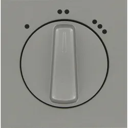 Kopp 375447000 HK07 - Abdeckung für 3-Stufen Drehschalter, Farbe: stahl
