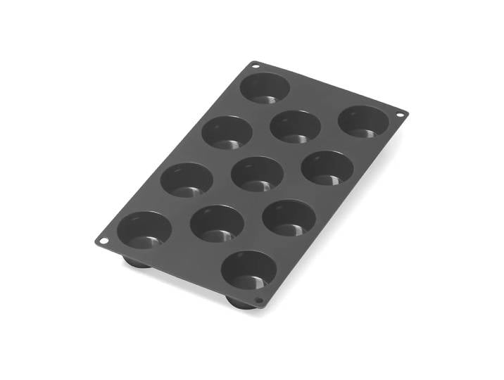 Lékué Moule à mini-muffins en silicone Lékué lot de 11 Noir