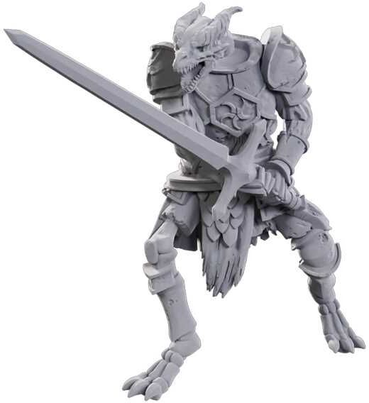 Wiz Kids LLC D;D Nolzur's Marvelous Miniatures: Limited Edition 50th Anniversary – Skeleton Knights for Dungeons & Dragons