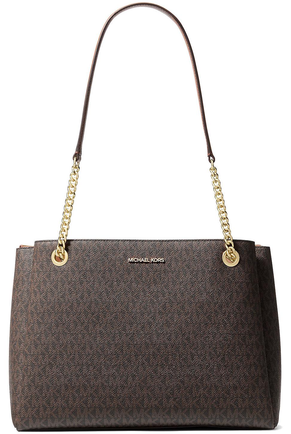 Michael Kors Soho Medium Tote Tasche Damen Logo Braun 33 x 25 x 14 cm
