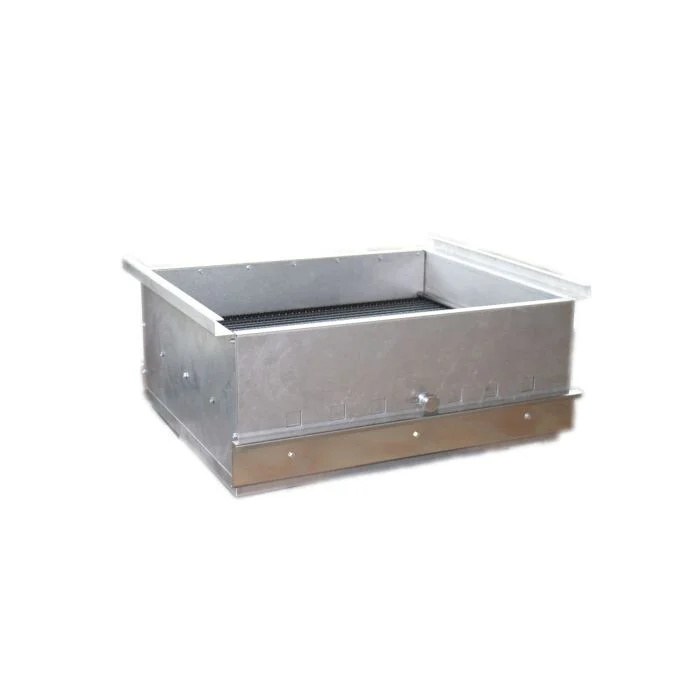Freistehender Holzkohlegrill L 70 X T 56 Aluminiumblech