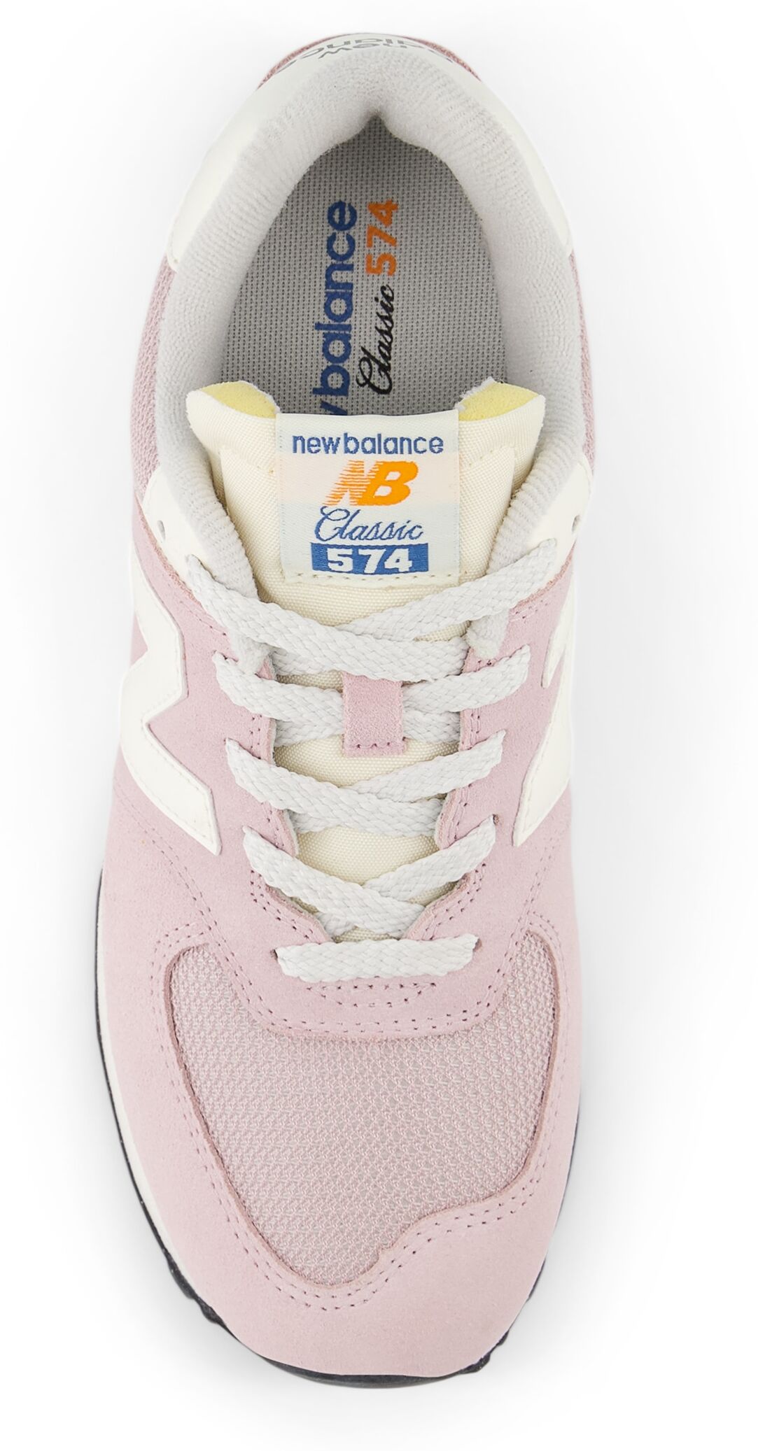 Sneaker NEW BALANCE "574", Jungen, Gr. 37, rosa (twilight haz), Leder, Schuhe Sneaker, mit niedrigem Schaft, aus Leder und Textil twilight haz 37