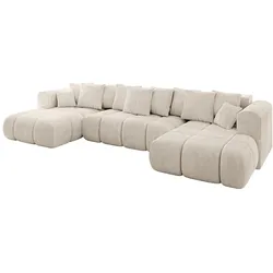WOHNLANDSCHAFT CLOUD-U-v1 405x185x90 Beige Cord