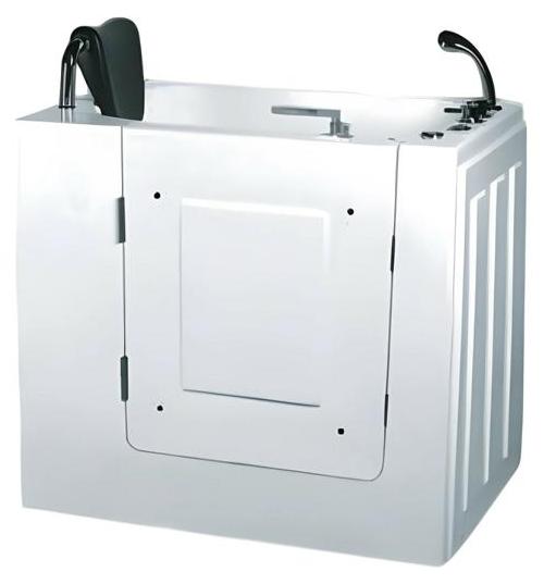 Badewanne mit Whirlpool-Funktion Sitzbadewanne Wanne Massagewanne 98x69 cm