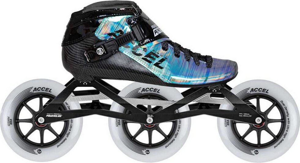 Powerslide Accel Race Reflective 125 Inline-skates Blau EU 39 Blau EU 39