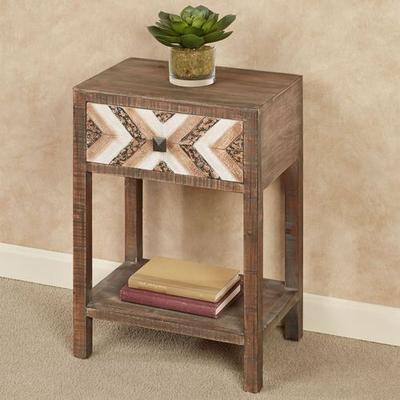 Touch of Class Chaya Accent Table Brown , Brown