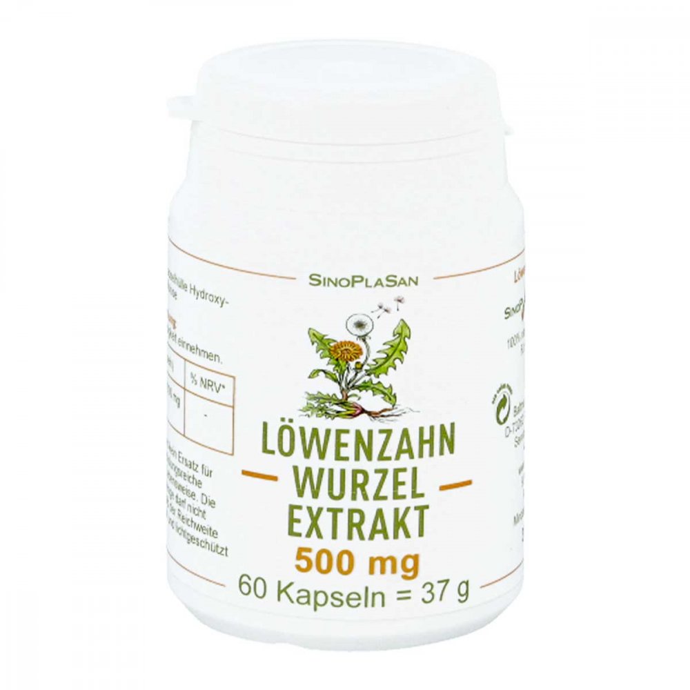 SinoPlaSan GmbH Löwenzahnwurzel-extrakt 500 mg Mono Kapseln 15303491