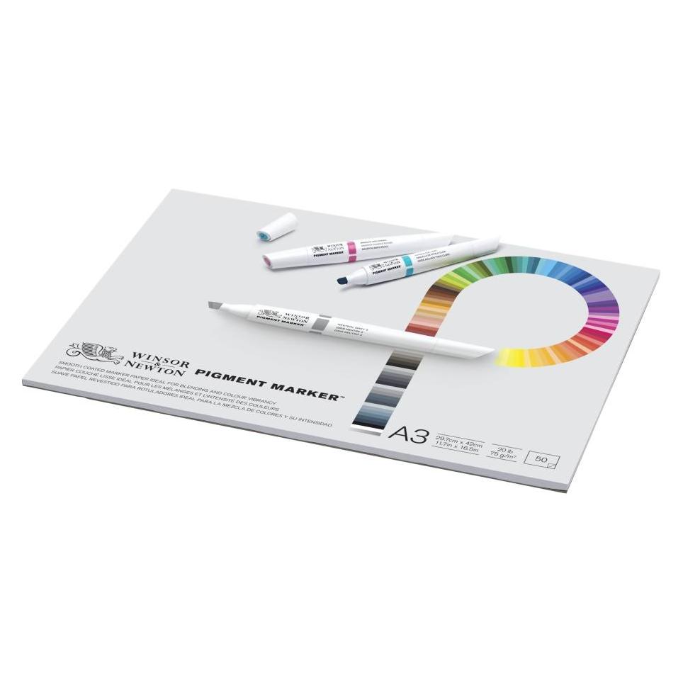 Winsor & Newton Pad Pigment Marker 75G A3 50P (50x) (884955047361)