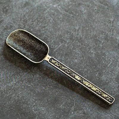 Inspire Select CloudElegance Alloy Tea Spoon Retro Auspicious Cloud Kung Fu Tea Shovel Tool bronze Cloud